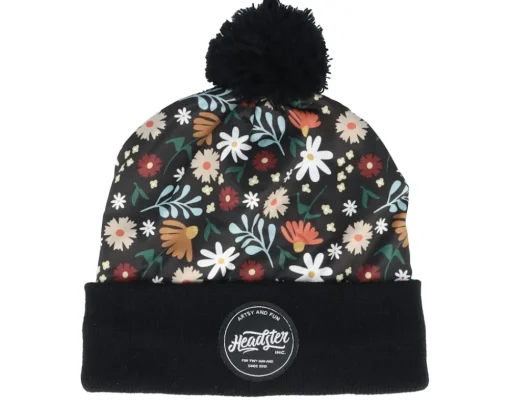 Clearance Headster Kids Jersey Toque Rusty Gold Pom -
