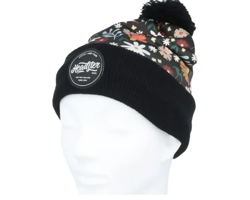 Clearance Headster Kids Jersey Toque Rusty Gold Pom -