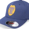 Kids-Kiddo Cap Kids Junior Police Badge Navy Flexfit -