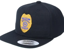 Snapback-Kiddo Cap Kids Junior Police Badge Black Snapback -