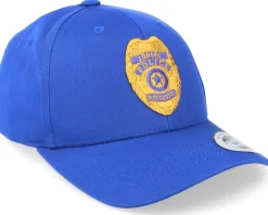 Adjustable | Kids-Kiddo Cap Kids Junior Police Badge Royal Blue Adjustable -