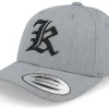 Best Kiddo Cap Kids K Letter 3d Heather Adjustable - Grey