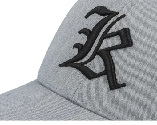 Best Kiddo Cap Kids K Letter 3d Heather Adjustable - Grey