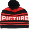 Best Picture Kids Karlittle B Red/Black Pom -