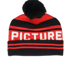 Pom Beanies-Picture Kids Karlittle B Red/Black Pom -