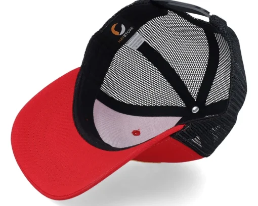 Trucker-Kiddo Cap Kids Kids T-rex Red/Yellow Patch Scarlet/Black Trucker -