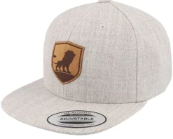 Kids-Kiddo Cap Kids King On The Hill Lion Heather Grey Snapback -