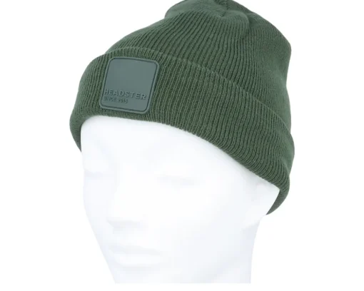 Kids-Headster Kids Kingston Beanie Jungle Green Cuff -