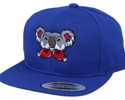 Kids-Kiddo Cap Kids Koala Bear Boxer Royal Blue Snapback -
