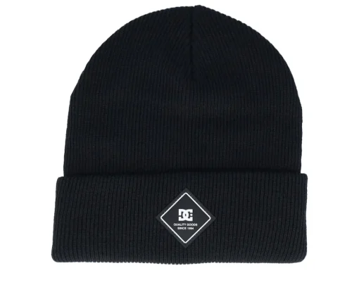 Skate-DC Kids Label Youth Beanie Black Cuff -