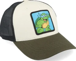 Kids-TMNT Kids Leonardo Box Green//Black Trucker - White