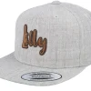 Snapback-Kiddo Cap Kids Lilly Engraved Patch Heather Snapback - Grey