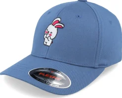 Hot Kiddo Cap Kids Little Baby Bunny Slate Blue Flexfit -