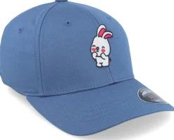 Hot Kiddo Cap Kids Little Baby Bunny Slate Blue Flexfit -