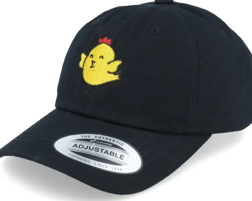 Kids-Kiddo Cap Kids Little Bird Black Dad Cap -