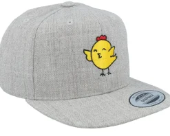 Kids-Kiddo Cap Kids Little Bird Grey Snapback -