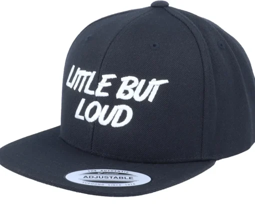 Snapback-Kiddo Cap Kids Little But Loud Black Snapback -