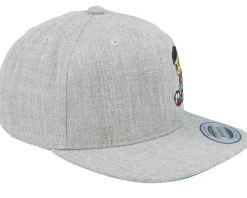Clearance Kiddo Cap Kids Little Football Player Heather Grey Snapback -