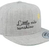 Snapback | Kids-Kiddo Cap Kids Little Miss Sunshine Heather Grey Snapback -