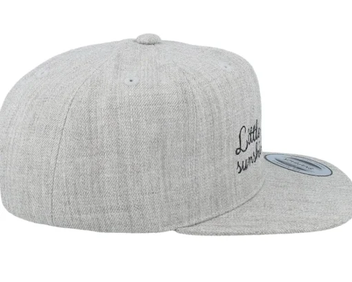 Snapback | Kids-Kiddo Cap Kids Little Miss Sunshine Heather Grey Snapback -