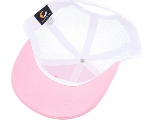 New Kiddo Cap Kids Little Rockstar Pink/White Trucker -