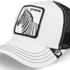 Clearance Goorin Bros. Kids Little Stripe White/Black Trucker -