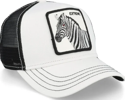 Clearance Goorin Bros. Kids Little Stripe White/Black Trucker -
