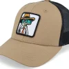 Kids-Kiddo Cap Kids Lizard With Hat Patch Caramel/Black Trucker - Beige