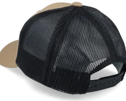 Kids-Kiddo Cap Kids Lizard With Hat Patch Caramel/Black Trucker - Beige