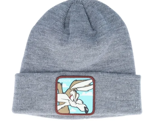 Cuff Beanies-Capslab Kids Looney Tunes Taz Cuff - Brown