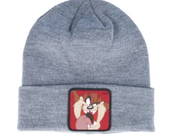 Cuff Beanies-Capslab Kids Looney Tunes Taz Cuff - Brown