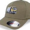 Clearance Kiddo Cap Kids Lorry Truck Olive Flexfit -