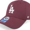 Adjustable-47 Brand Kids Los Angeles Dodgers Raised Basic Mvp Dark Maroon Adjustable -