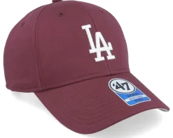 Adjustable-47 Brand Kids Los Angeles Dodgers Raised Basic Mvp Dark Maroon Adjustable -