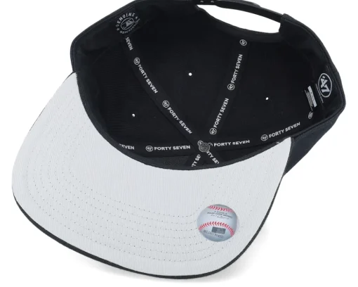 Snapback | Kids-47 Brand Kids Los Angeles Dodgers Lil Shot Captain Black Snapback -