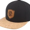 Kids-Kiddo Cap Kids Majestic Lion Black/Cork Snapback -
