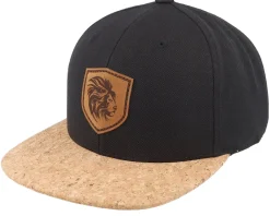 Kids-Kiddo Cap Kids Majestic Lion Black/Cork Snapback -