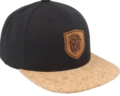 Kids-Kiddo Cap Kids Majestic Lion Black/Cork Snapback -