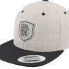 Snapback | Kids-Kiddo Cap Kids Majestic Lion Heather Grey/Black Snapback -