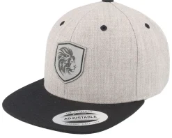 Snapback | Kids-Kiddo Cap Kids Majestic Lion Heather Grey/Black Snapback -