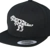 Outlet Kiddo Cap Kids Mandala T-Rex Black Snapback -