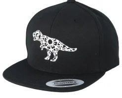 Outlet Kiddo Cap Kids Mandala T-Rex Black Snapback -