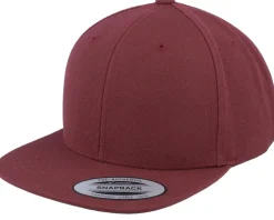 Outlet Yupoong Kids Maroon Snapback -