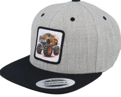 Snapback-Kiddo Cap Kids Monster Truck Orange Grey/Black Snapback -