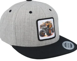 Snapback-Kiddo Cap Kids Monster Truck Orange Grey/Black Snapback -