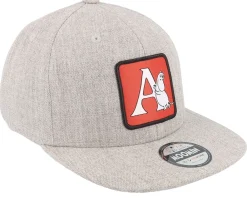 Outlet Moomin Kids Alphabet - A Heather Snapback - Grey