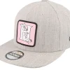 Fashion Moomin Kids Alphabet - H Heather Snapback - Grey