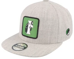 Snapback-Moomin Kids Alphabet - I Heather Snapback - Grey