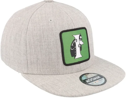 Discount Moomin Kids Alphabet - I Heather Snapback - Grey