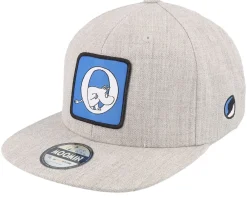 Discount Moomin Kids Alphabet - O Heather Snapback - Grey